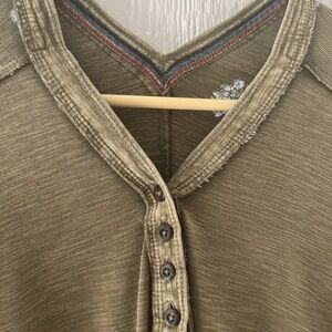 Pilcro by Anthropologie Oversized Henley – Size XXS